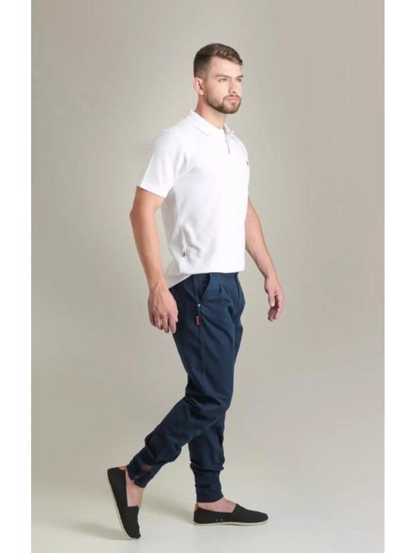 Bombacha Masculina Montaria com Elastano - Cor Azul Marinho