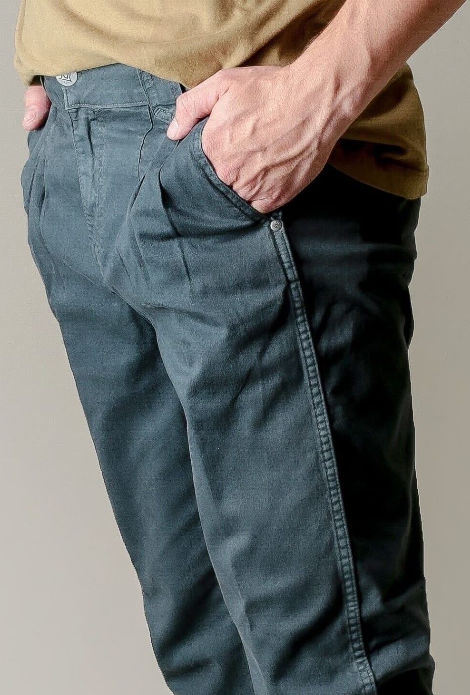 Bombacha Masculina Montaria com Elastano - Cor Grafite