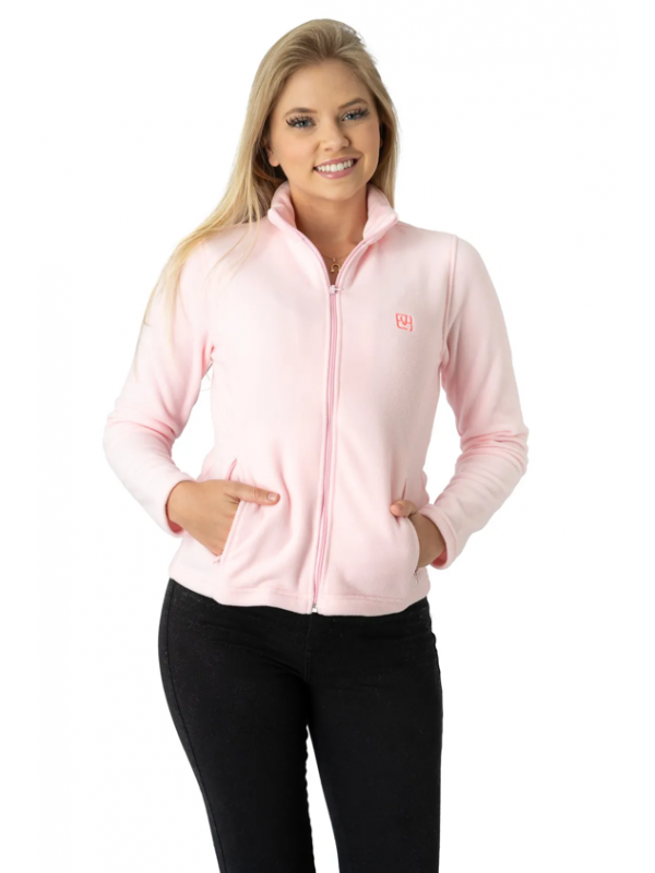 Fleece feminino - Rosa Bebê