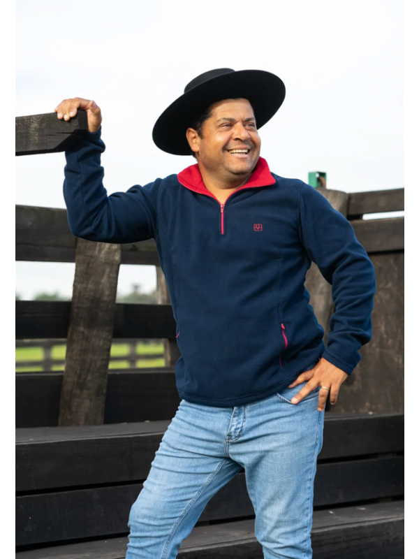 Fleece masculino fechado