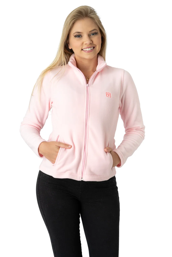 Fleece feminino - Rosa Bebê