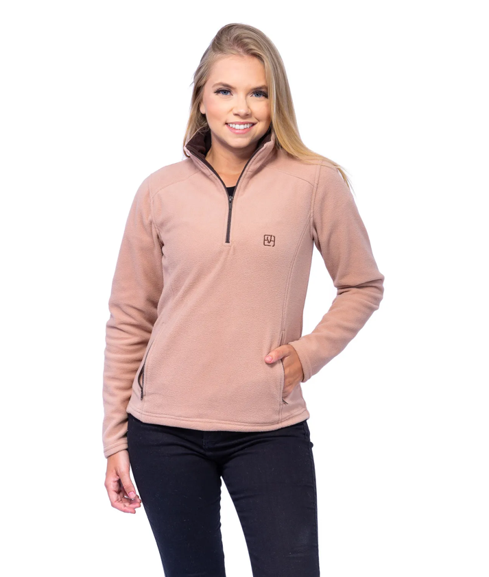 Fleece feminino fechado - Nude
