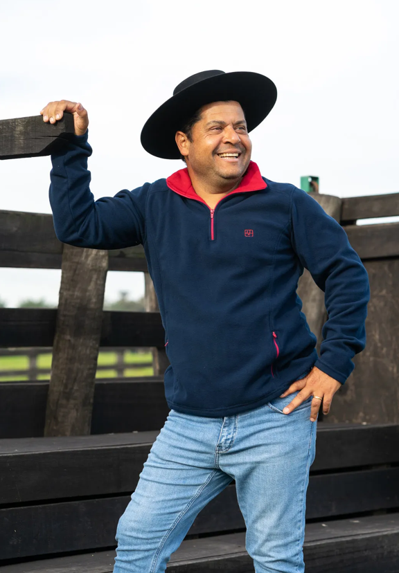 Fleece masculino fechado