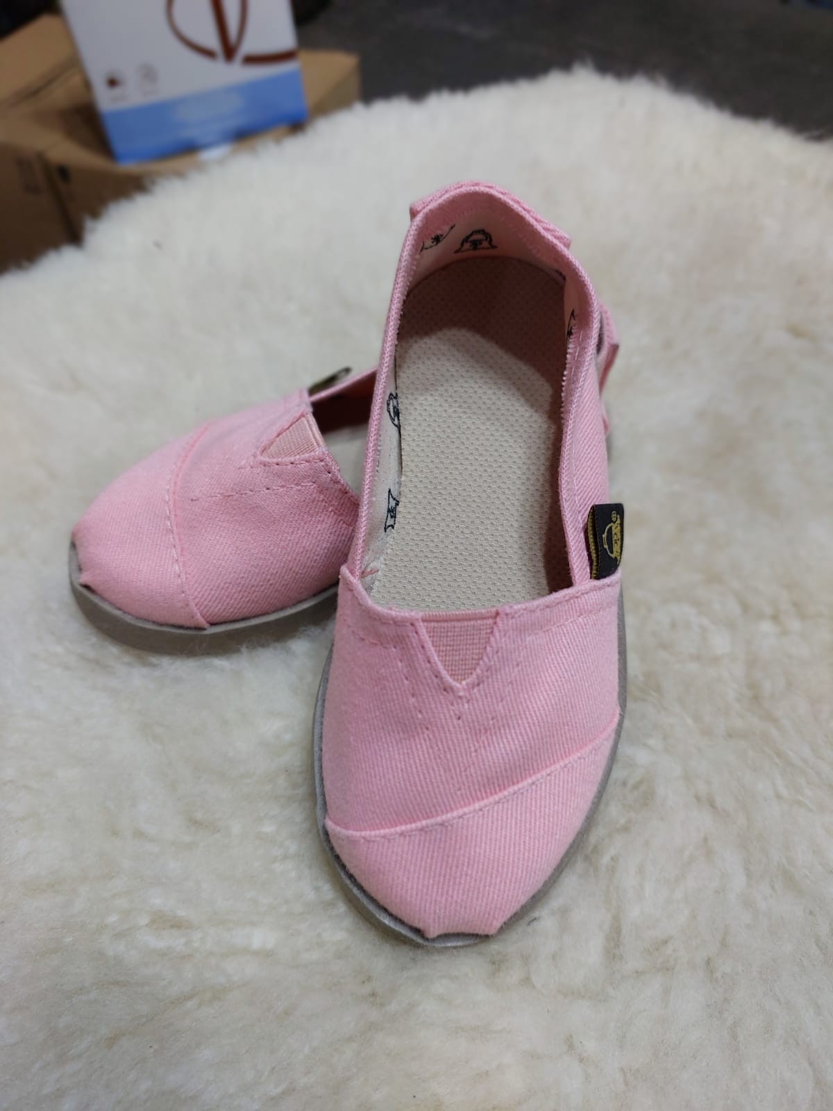 Alpargata infantil - COR ROSA