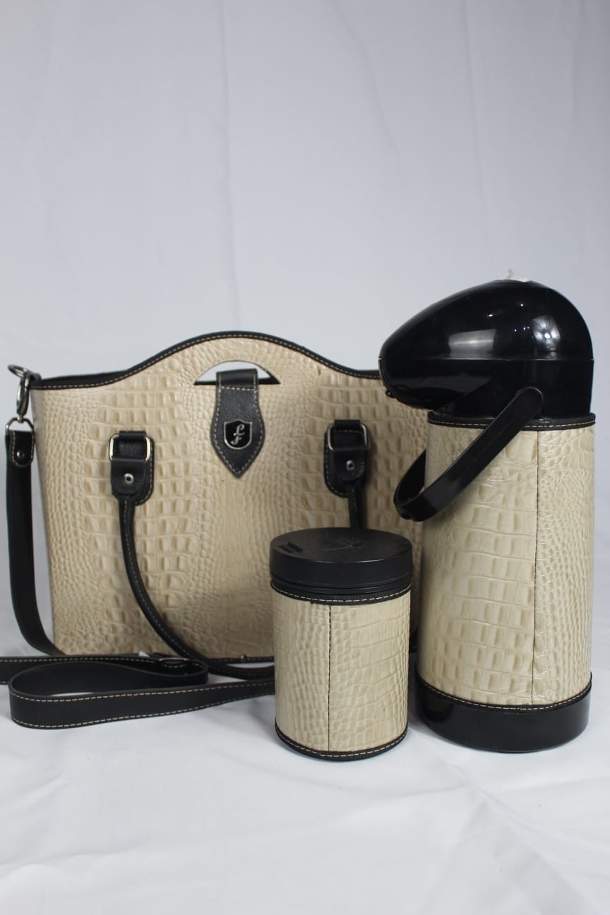Kit Mateira Feminina couro crocco